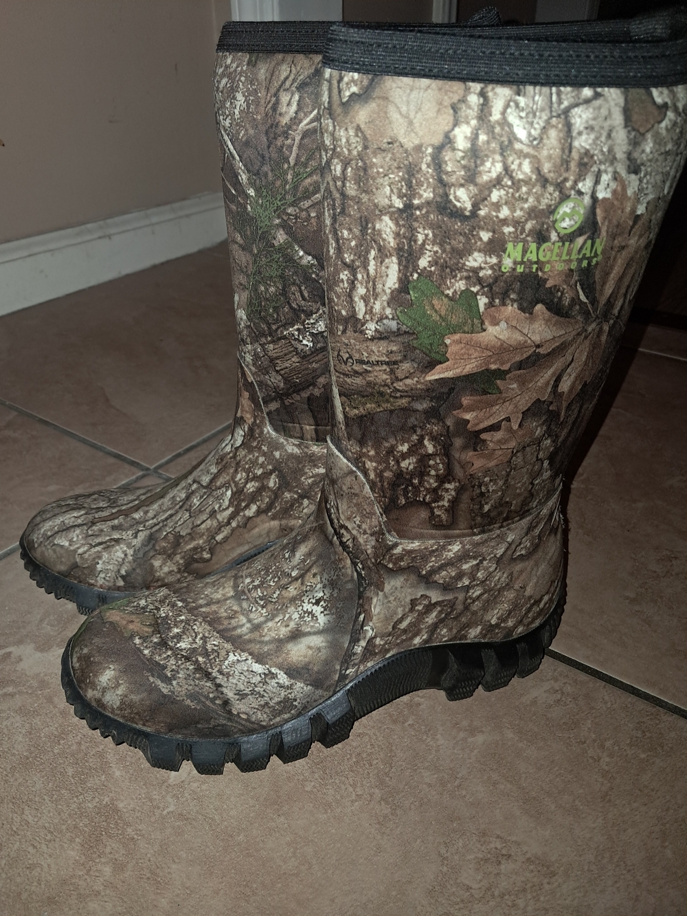 Magellan Outdoors Boy's Brown Camouflage Hunting Boots